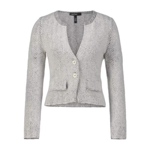 Sprankelende Alpaca Wol Vest Marc Cain , Gray , Dames