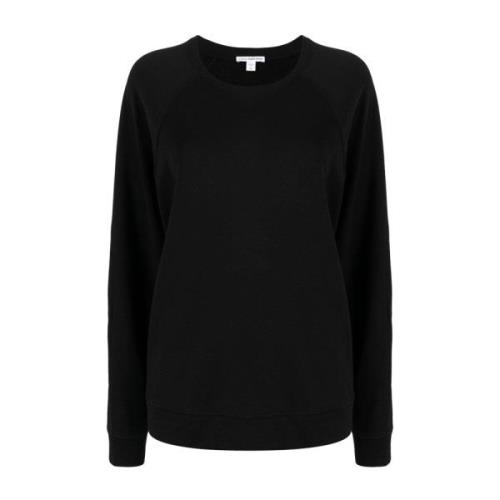 Vintage Terry Sweatshirt James Perse , Black , Dames