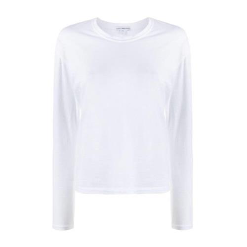 Vintage Boxy Tee James Perse , White , Dames