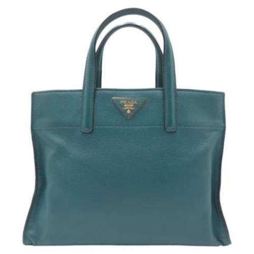 Pre-owned Leather prada-bags Prada Vintage , Green , Dames