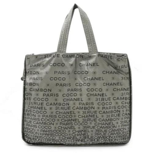 Pre-owned Nylon chanel-bags Chanel Vintage , Gray , Dames