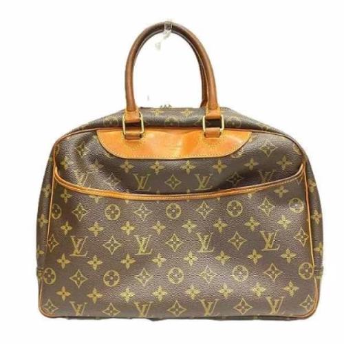 Pre-owned Canvas handbags Louis Vuitton Vintage , Brown , Dames