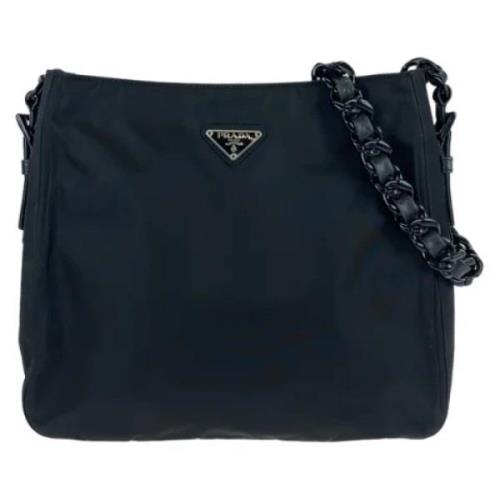 Pre-owned Canvas prada-bags Prada Vintage , Black , Dames