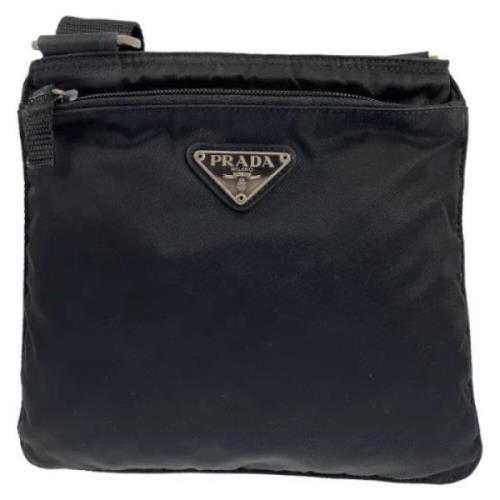 Pre-owned Canvas prada-bags Prada Vintage , Black , Dames