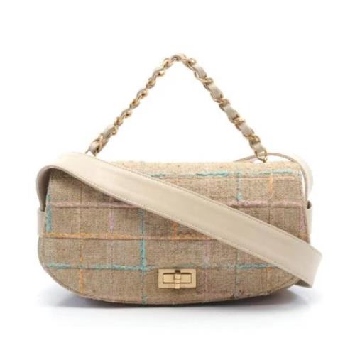 Pre-owned Canvas chanel-bags Chanel Vintage , Brown , Dames