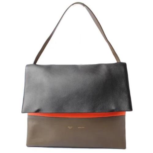 Pre-owned Leather celine-bags Celine Vintage , Black , Dames