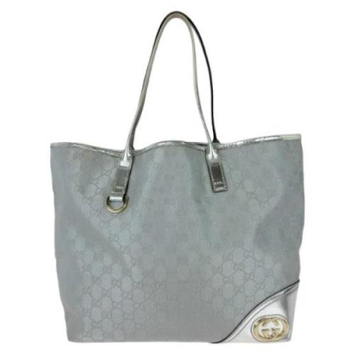 Pre-owned Canvas gucci-bags Gucci Vintage , Gray , Dames