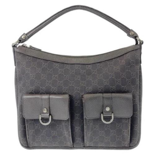 Pre-owned Canvas gucci-bags Gucci Vintage , Brown , Dames