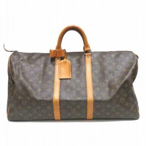 Pre-owned Canvas louis-vuitton-bags Louis Vuitton Vintage , Brown , Da...