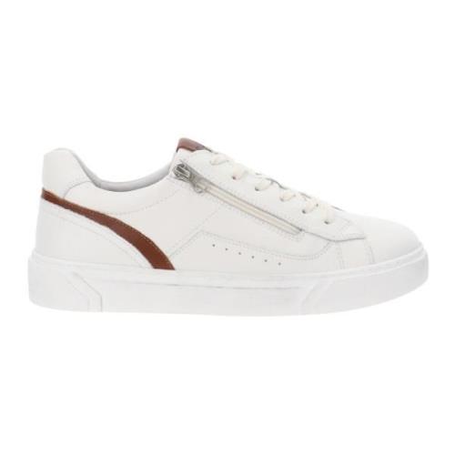 Leren Heren Sneakers Comfort Stijl Nerogiardini , White , Heren