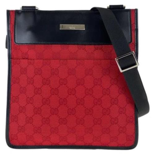 Pre-owned Canvas gucci-bags Gucci Vintage , Red , Dames