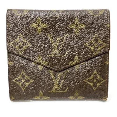 Pre-owned Canvas wallets Louis Vuitton Vintage , Brown , Dames