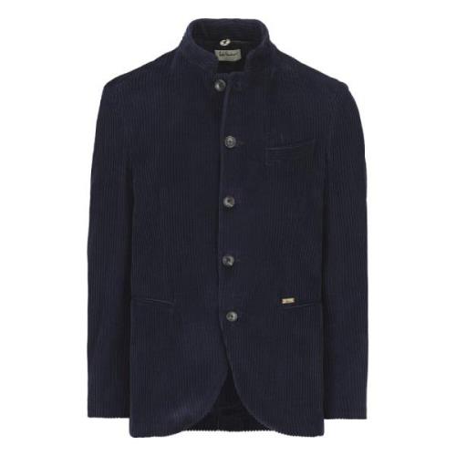 Corduroy Blazer Luis Trenker , Blue , Heren