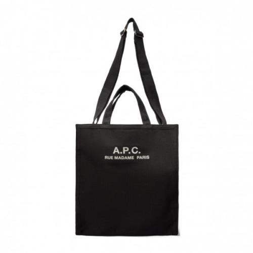 Gerecyclede katoenen tas A.p.c. , Black , Dames