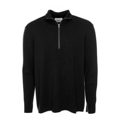 Milano Half-Zip Sweatshirt Nn07 , Black , Heren