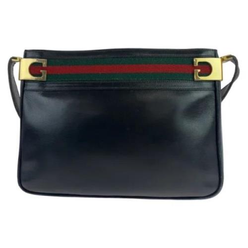 Pre-owned Leather gucci-bags Gucci Vintage , Black , Dames