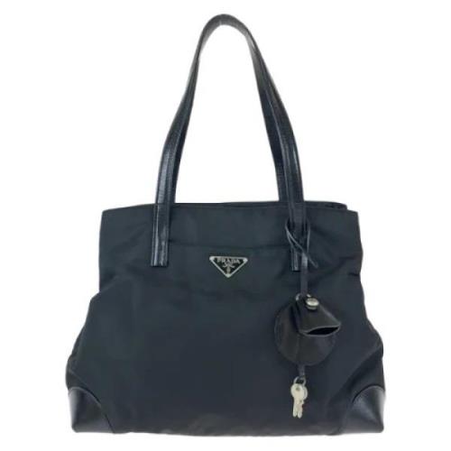 Pre-owned Canvas prada-bags Prada Vintage , Black , Dames