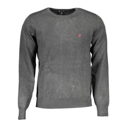 Geborduurde Trui met Lange Mouwen U.s. Polo Assn. , Gray , Heren