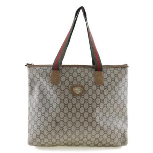 Pre-owned Canvas gucci-bags Gucci Vintage , Brown , Dames