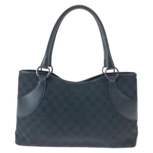 Pre-owned Canvas gucci-bags Gucci Vintage , Black , Dames