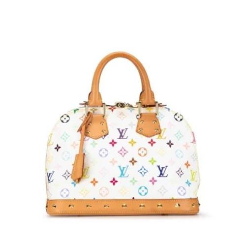 Pre-owned Canvas louis-vuitton-bags Louis Vuitton Vintage , White , Da...