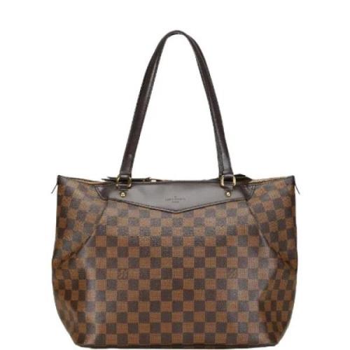 Pre-owned Canvas louis-vuitton-bags Louis Vuitton Vintage , Brown , Da...