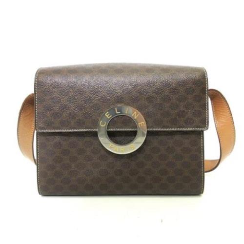 Pre-owned Canvas celine-bags Celine Vintage , Brown , Dames