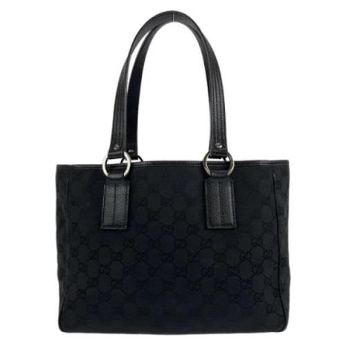 Pre-owned Canvas gucci-bags Gucci Vintage , Black , Dames