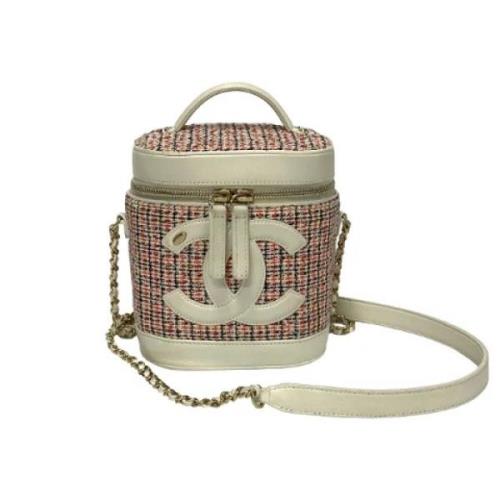 Pre-owned Canvas crossbody-bags Chanel Vintage , White , Dames