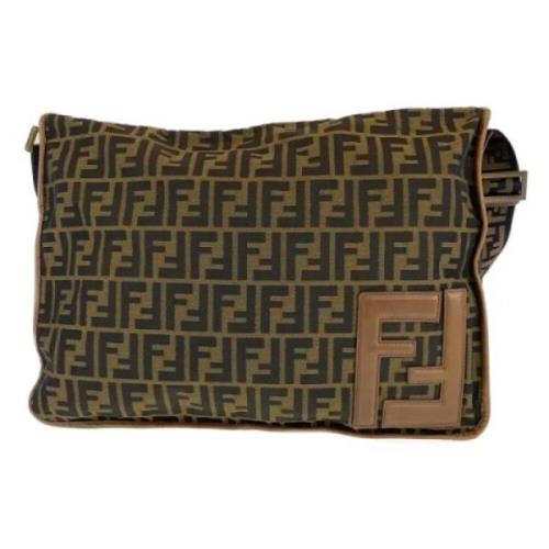 Pre-owned Canvas fendi-bags Fendi Vintage , Brown , Dames