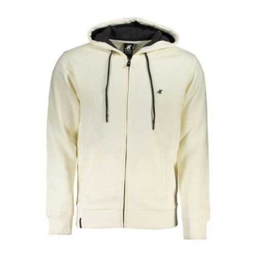 Geborduurde Hoodie U.s. Polo Assn. , White , Heren