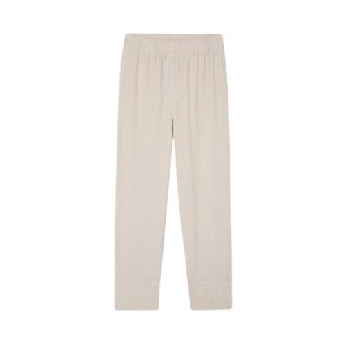 Ecru Padow Corduroy Broek American Vintage , Beige , Dames