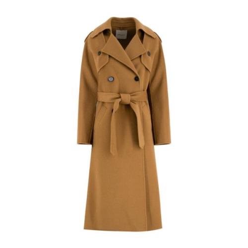 Klassieke Trenchcoat Ermanno Scervino , Brown , Dames