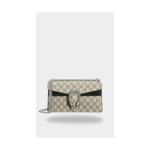 Dionysus GG Small Shoulder Tas Gucci , Beige , Dames