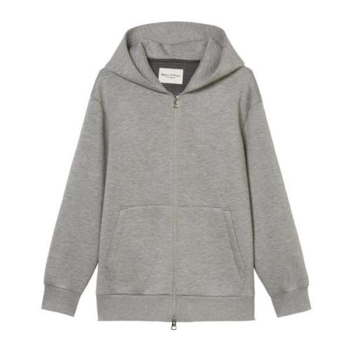 Scuba capuchonjack relaxed Marc O'Polo , Gray , Dames