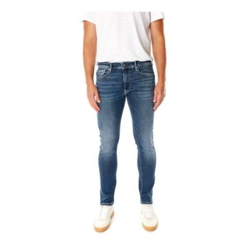 Slim Fit Midwaist Jeans Pepe Jeans , Blue , Heren