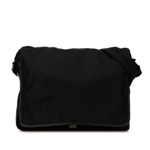 Pre-owned Canvas prada-bags Prada Vintage , Black , Dames