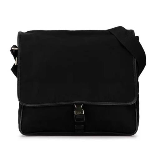 Pre-owned Canvas prada-bags Prada Vintage , Black , Dames