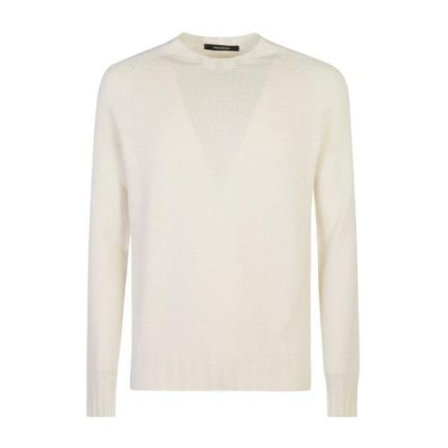 Witte Sweatshirt Aw24 Tagliatore , Beige , Heren