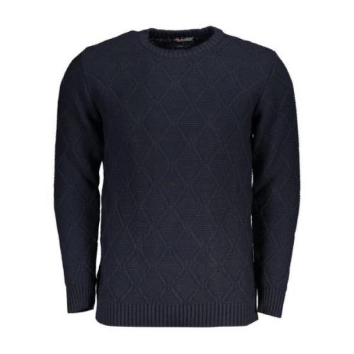 Blauwe Diamond Pattern Crew Neck Sweater U.s. Polo Assn. , Blue , Here...