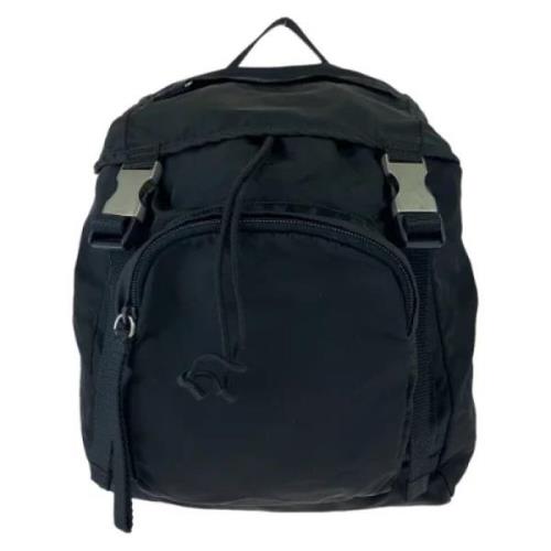 Pre-owned Canvas backpacks Prada Vintage , Black , Dames