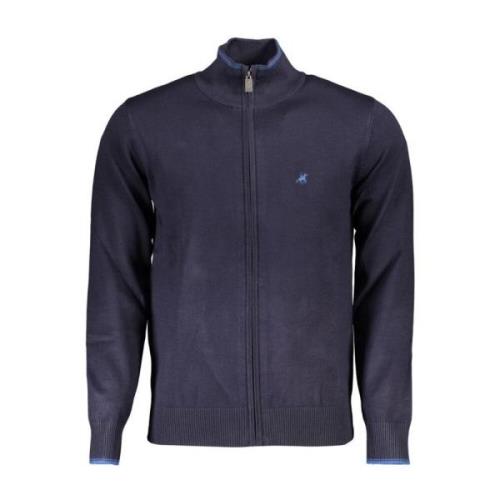 Geborduurde Nylon Cardigan voor Mannen U.s. Polo Assn. , Blue , Heren