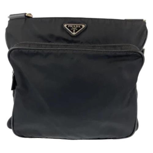 Pre-owned Canvas prada-bags Prada Vintage , Black , Dames