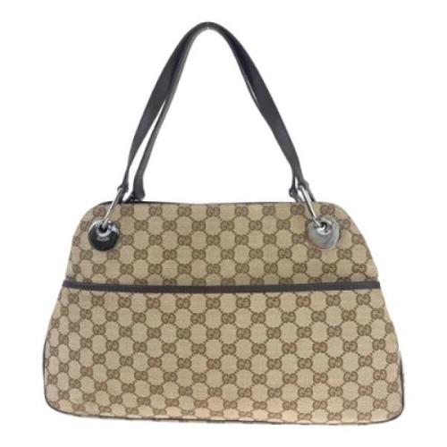 Pre-owned Canvas gucci-bags Gucci Vintage , Brown , Dames