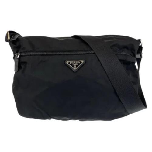 Pre-owned Canvas prada-bags Prada Vintage , Black , Dames