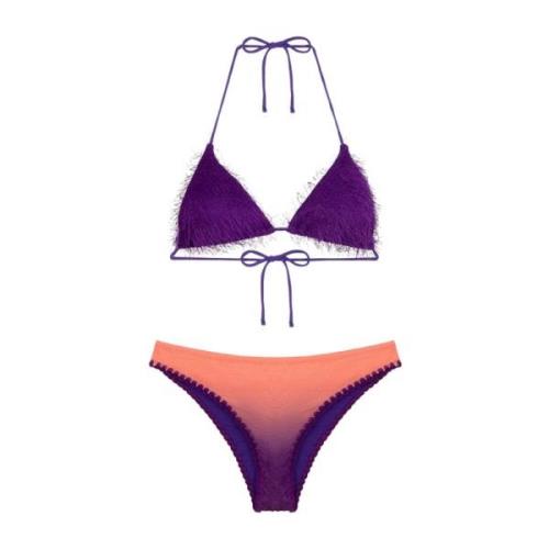 Bikini Triangolo E Slip Coulotte Visionary Dose F**k , Multicolor , Da...