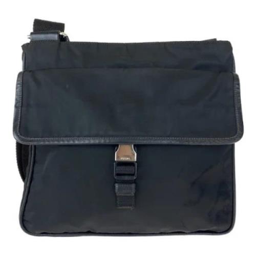 Pre-owned Canvas prada-bags Prada Vintage , Black , Dames