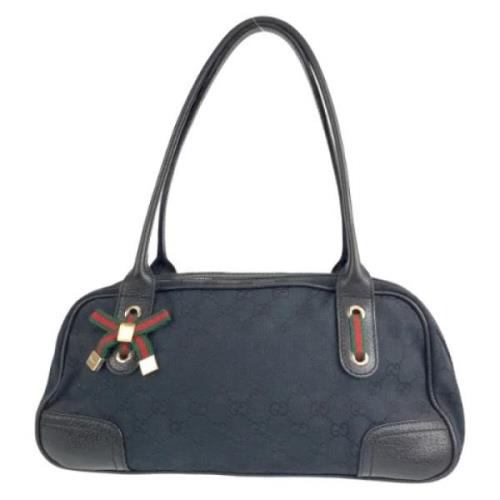 Pre-owned Canvas gucci-bags Gucci Vintage , Black , Dames