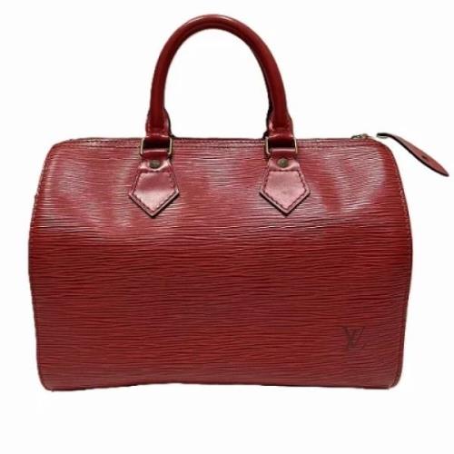 Pre-owned Leather louis-vuitton-bags Louis Vuitton Vintage , Red , Dam...