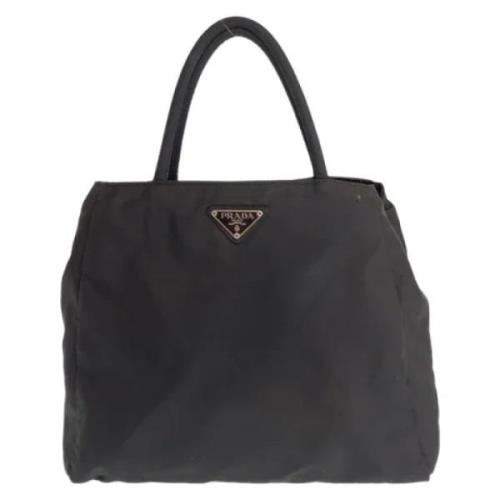 Pre-owned Canvas prada-bags Prada Vintage , Black , Dames